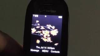 LG VX8350R Verizon Wireless ringtones cell phone [upl. by Orvah]