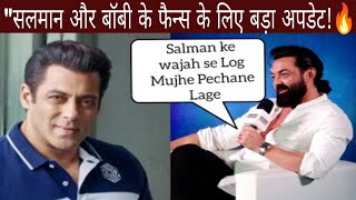 Salman Khan🔥 Bobby Deol  Sinkeder Movie Bobby Deol Ka Sikandar Par Bobby Ka Bada Bayan [upl. by Swithbert]