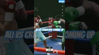 Crawford Vs Ali Title Fight Right Now muhammadali terrancecrawford boxinglife [upl. by Adev]