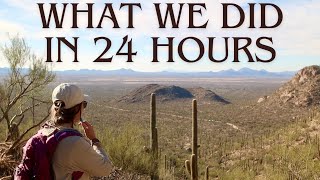 Saguaro National Park  Hikes Visitor Center amp more [upl. by Bendicta]