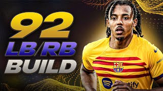 UPDATED 92 MAX RATED FULLBACK LBRB BUILD  EAFC 24 Clubs [upl. by Yednarb459]