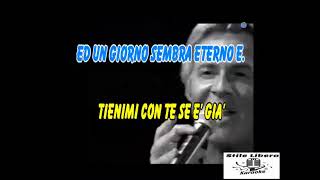 KARAOKE TIENIMI CON TE  CLAUDIO BAGLIONI Demo [upl. by Carolee]