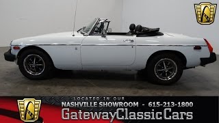 1977 MGB Convertibe Gateway Classic CarsNashville369 [upl. by Cronin]