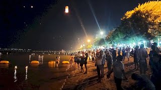 Лой Кратонг Лойкратхонг Таиланд Паттайя  Loy Krathong Thailand Pattaya [upl. by Skricki]