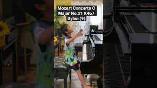 Mozart Concerto No21 C Major K467 Dylan 9 mozart mozartconcerto21 mozartconcerto piano [upl. by Eylloh894]