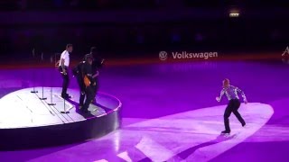 HD Art on Ice 2016 Lausanne – Plushenko skates The Jacksons sing quotDon’t stop ‘til you get enoughquot [upl. by Pritchard]