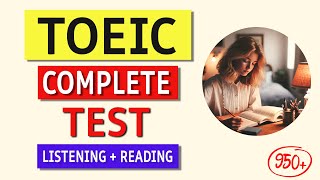 TOEIC Listening amp Reading Practice Test 2024 Free Answers amp Tips [upl. by Llorre]