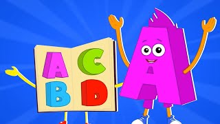 ABC Peek A Boo Fun Learning Videos for Kids And Nursery Rhymes [upl. by Norraf]