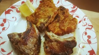 Costolette di agnello  alla piastra e fritte Vino consigliato Rosso del Vicariato [upl. by Ylrac]