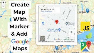 Create Map Leaflet With Marker amp Add Google Maps Using JavaScript [upl. by Nyladnor]