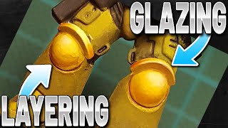 How to do Layering and Glazing  Miniature Painting 101 [upl. by Worthington329]