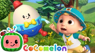 JJs Humpty Dumpty Outdoor Chase Song Catch the Toy Egg 🥚  CoComelon Nursery Rhymes amp Kids Songs [upl. by Adamsun979]