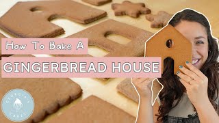 Gingerbread House Part 1  How To Bake Your Gingerbread Cookies  Georgias Cakes [upl. by Anauqal125]