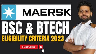 Maersk BSc amp BTech Eligibility Criteria 2023 jmdiacademy ​  BSc amp BTech Sponsorship [upl. by Godfrey213]