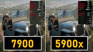 AMD Ryzen 7900 vs 5900X FPS Battle in Popular Titles [upl. by Shelley]