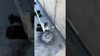 Cleaning condensate drain pan hvac [upl. by Felicio175]