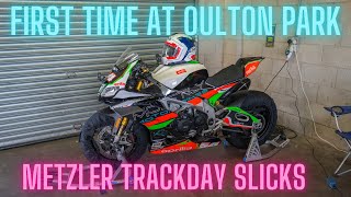 Track Day VLOG RSV4  FIRST TIME At Oulton Park  FIRST TIME On Slicks  Two CRASHES in two minutes [upl. by Coy]