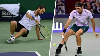 Federer Dismantles Gasquet  The Battle of The OneHanded Backhands [upl. by Eyar]