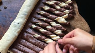 Chocolate Twisted Bread Delight An Exquisite 18th Century Inspiration 🥐🍫 [upl. by Alwyn]