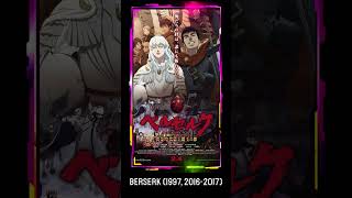 Berserk 1997 2016 a 2017 anime history manga [upl. by Shermy961]