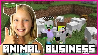 ANIMAL BUSINESS with ronaldOMG  Minecraft [upl. by Nnylav]