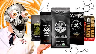 5 Most Strongest Caffeinated Coffees in the World  Reviewed [upl. by Elleinaj]