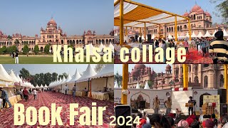 Book fair 📚khalsa collage  amritsar khalsacollegeamritsar amritsar mela college [upl. by Baird819]