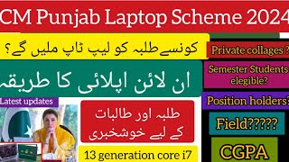 CM Laptop Scheme 2024  laptop scheme for students Registration startScholarships for students [upl. by Grider]