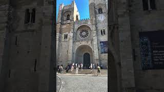 Lisbon Portugal Views With Cathedral of Lisbon and Lisbon Plaza PORTUGAL WALK 2024 4K HDR 30FPS [upl. by Niarfe]