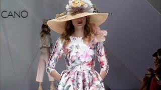 Matilde Cano  Barcelona Bridal Fashion Week 2016  Exclusive [upl. by Eugenides913]