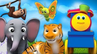 bob kereta api  abc haiwan lagu  ABC Animal Song  Bob The Train Malaysia  Muzik anakanak [upl. by Nnep314]