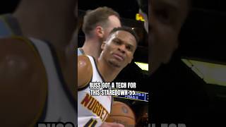 Westbrook stared down Santi Aldama after the bucket and got a tech [upl. by Nnayram]