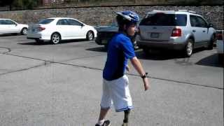 Skateboarding with Prosthetic Leg [upl. by Tan298]