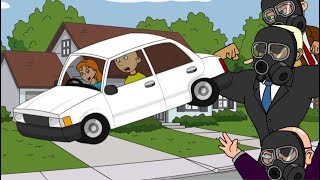 GoAnimate Caillou and Rosie Steal the Exterminators Truck [upl. by Drummond]