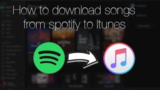 How to download songs from Spotify to Itunes [upl. by Ackerman]