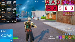 RX 580 8GB  Fortnite Reload  1080p Low Medium High Epic [upl. by Aerehs]