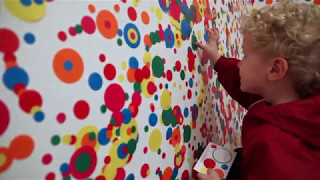 Yayoi Kusamas Obliteration Room  Hirshhorn Museum [upl. by Torie]