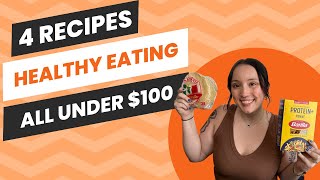 HEALTHY EASY MEALS  PLANNING DINNERS  ALL UNDER 100 [upl. by Hafeetal]