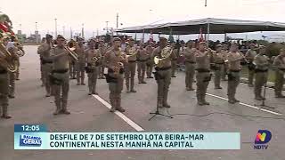 Florianópolis Desfile de 7 de Setembro acontece na BeiraMar Continental [upl. by Dreyer]