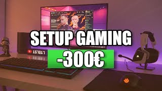 SETUP GAMING A MOINS DE 300 EUROS  SANS UNITÉ CENTRALE [upl. by Mandler]