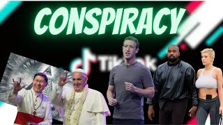 Spooky and Creepy Conspiracy Theory TikTok 2023  Kanye West Mark Zuckerberg  REACTION [upl. by Mathian]