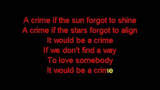 Tina Turner  It Would Be A Crime Karaoke [upl. by Eiknarf285]