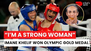 Olympics 2024 Despite Bullying IMANE KHELIF Won Womens Boxing GOLD MEDAL [upl. by Yelyr]