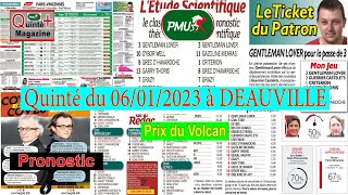 Le Prix du Volcan à Deauville ce vendredi 6 janvier 2023 [upl. by Gilcrest]