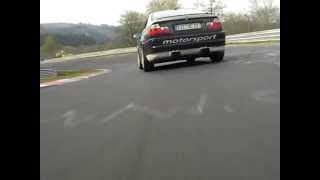 Nissan Skyline R34 GTT vs BMW E46 M3 on Nordschleife [upl. by Aidyn]