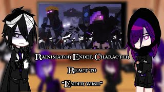 Rainimator Ender Character React to quotEnder wishquot  🇮🇩 INDONESIA  🇬🇧 ENGGLISH [upl. by Nohs]