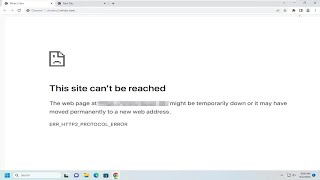 ERRHTTP2PROTOCOLERROR on Google Chrome Fixed [upl. by Ardnnek]