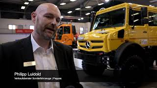 Unimog und Atego auf der Feuerwehrmesse Signal112 in Oberwart  MercedesBenz Trucks [upl. by Onitnelav853]