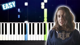 Alice Merton  No Roots  EASY Piano Tutorial by PlutaX [upl. by Adaynek]