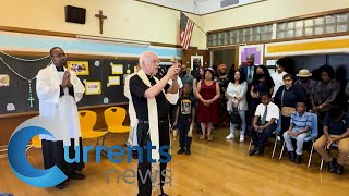 Bishop Chappetto Blesses Classroom with Blessed Carlo Acutis Relic [upl. by Aninaig]